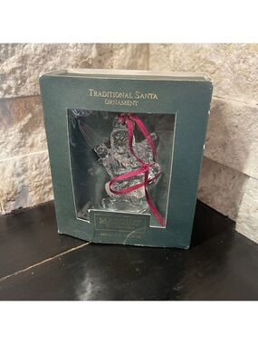Marquis Waterford Crystal Santa Annual Christmas Ornament 2nd In Series